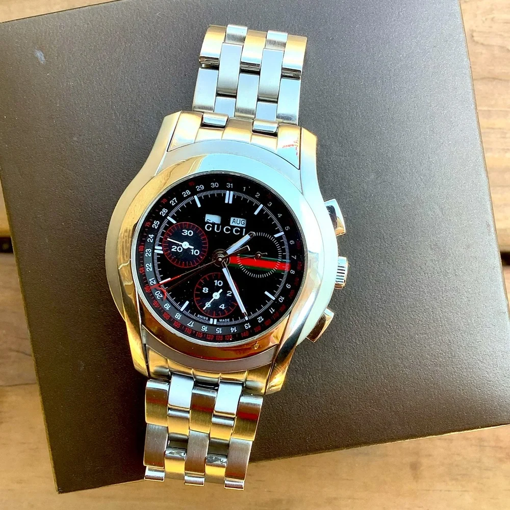 Mens GUCCI stands steel watch ⭐️NICE ONE⭐️